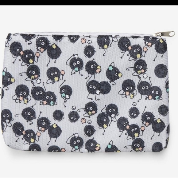 Studio Ghibli Spirited Away Soot Sprite Makeup Bag - Picture 15 of 16
